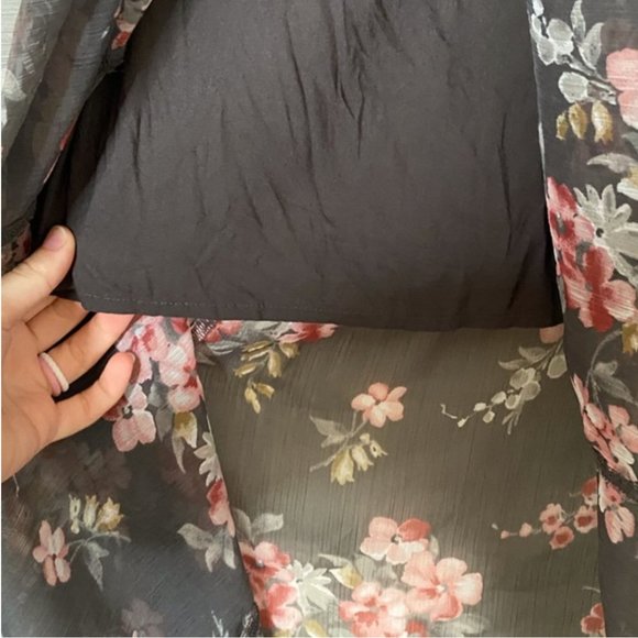 Hollister Sheer Floral Maxi Skirt - Picture 5 of 5